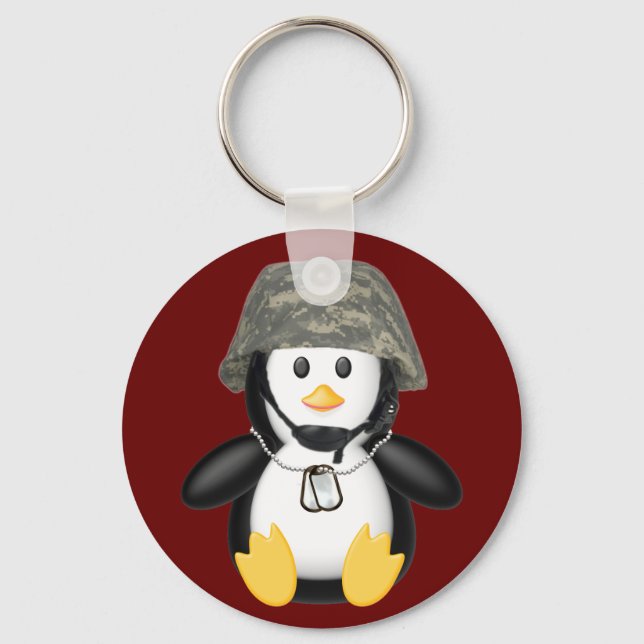 Chaveiro Helmeted Penguin (Frente)