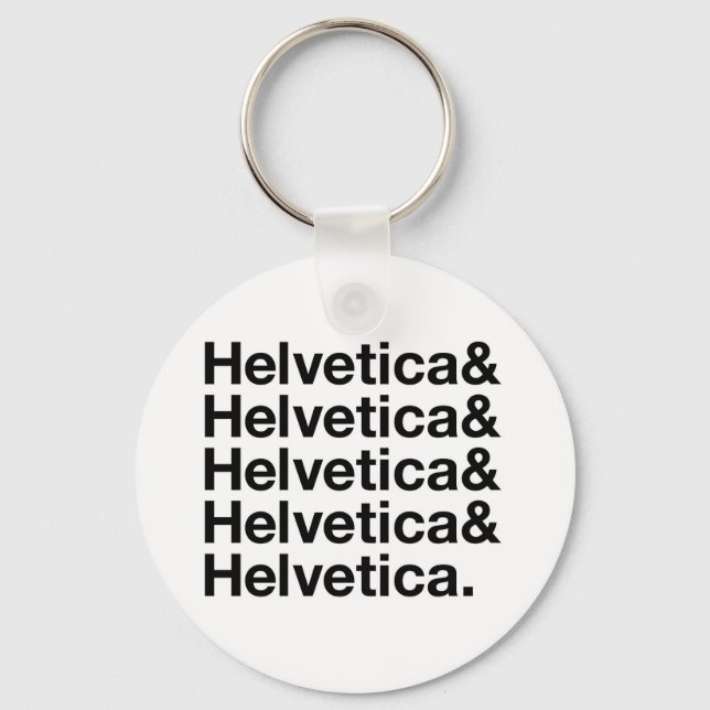 Chaveiro Helvetica (Frente)