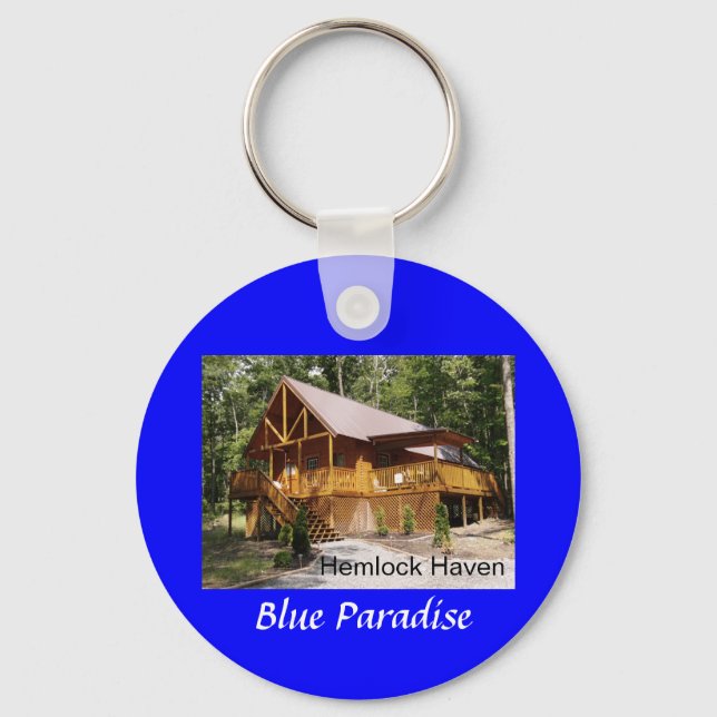Chaveiro Hemlock Haven Blue Paradise (Frente)