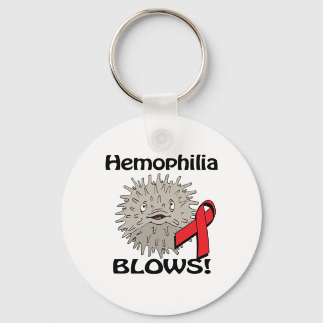 Chaveiro Hemofilia Bloqueia Design (Frente)
