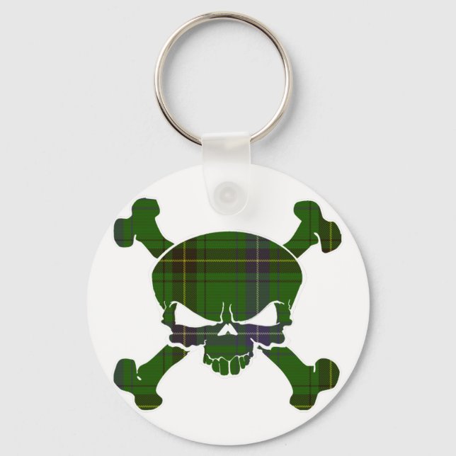 Chaveiro Henderson Tartan Skull Sem Banner (Frente)