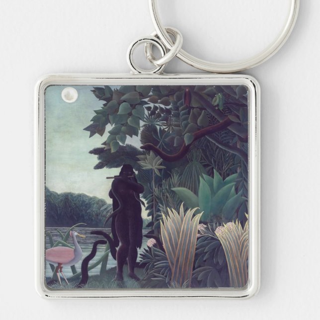 Chaveiro Henri Rousseau - A Cobra Charmer (Frente)