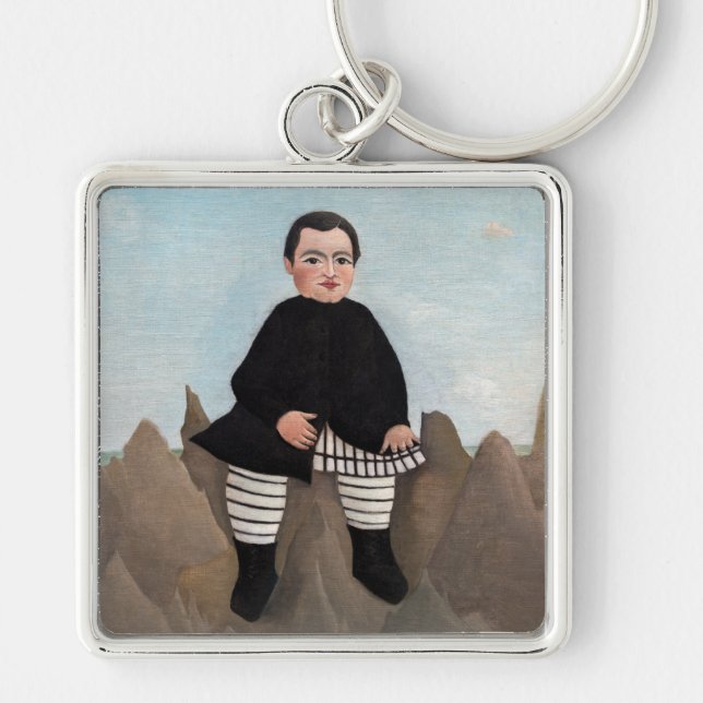 Chaveiro Henri Rousseau - Menino nas Rochas (Frente)