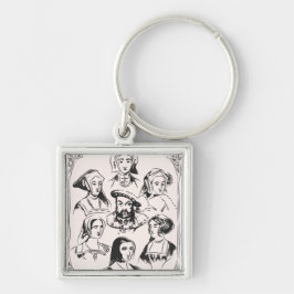 Chaveiro Henrique VIII e esposas