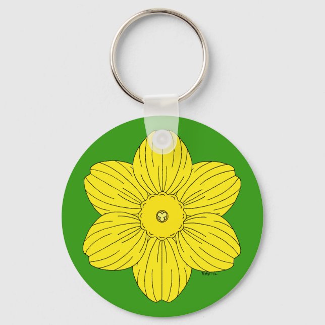 Chaveiro Heraldic Daffodil (Frente)