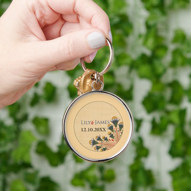 Chaveiro Herança Ornamental Faraônica De Casamento Em Papir (Mão)