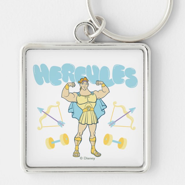 Chaveiro Hercules Arrows and Dumbbells Flex Keychain (Frente)