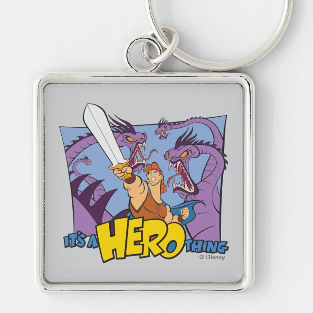 Chaveiro Hercules vs Hydra - It's a HERO Thing Keychain (Frente)