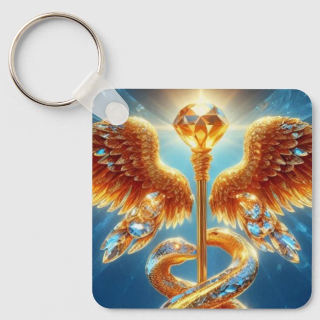 Chaveiro Hermes Winged Funcionarios (Frente)