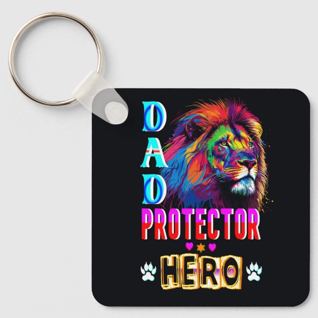 Chaveiro Herói protetor do pai (Frente)