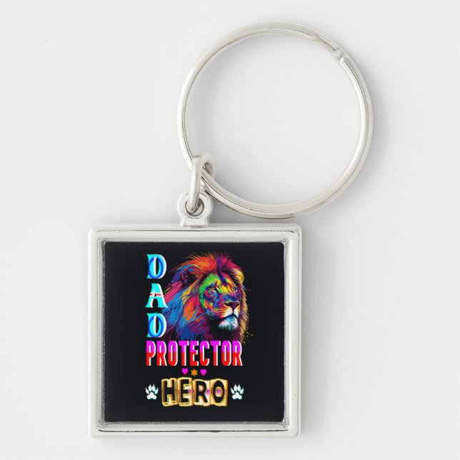 Chaveiro Herói protetor do pai (Frente)