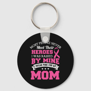 Chaveiro Heroínas Eu Visto Rosa Para Minha Mãe - Cancer De 
