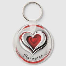 Herzen, abstrakt im Kreis -