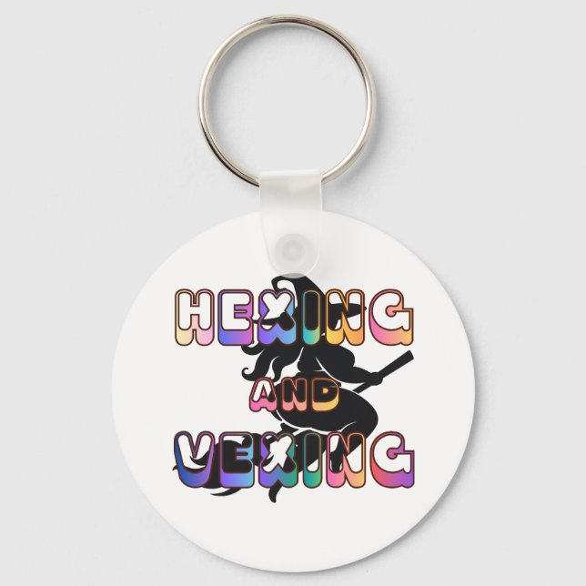 Chaveiro HEXING E VEXING para a Pagan de Tamanho Plus (Frente)