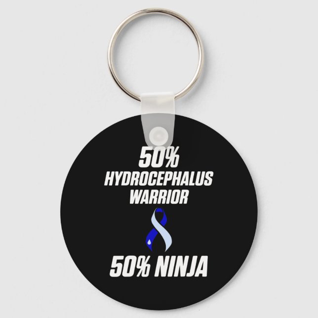 Chaveiro Hidrocephalus Sobrevivente Ninja Guerreiro de Cons (Frente)