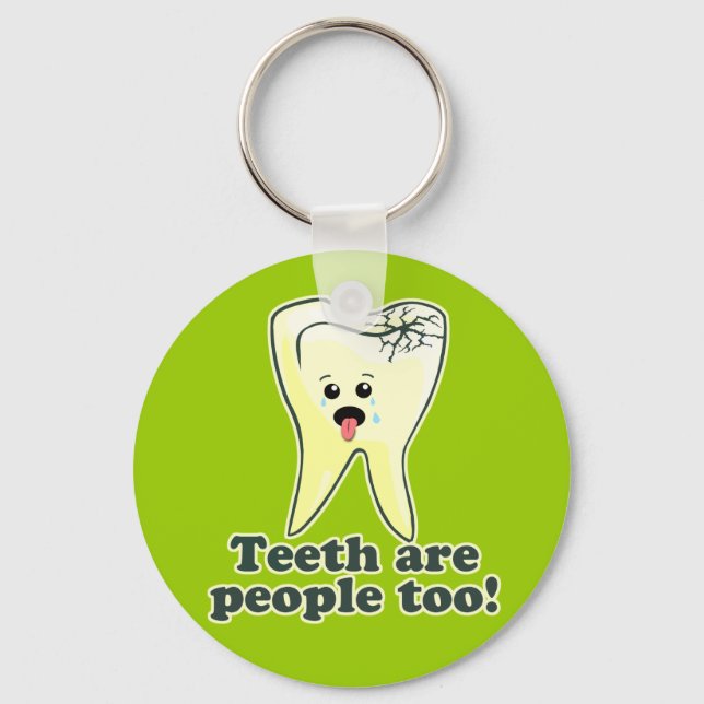 Chaveiro Higienista Dental Engraçado (Frente)