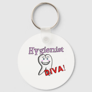 Chaveiro Higienista Dental Presente "Higienista DIVA!"