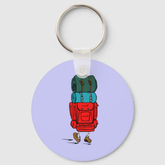Chaveiro Hiker do Backpack Azul