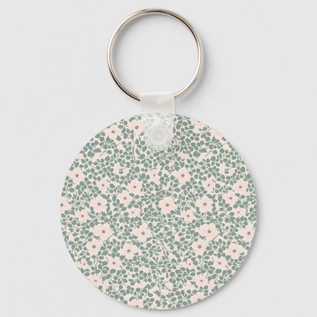 Chaveiro Hippie Boho Floral (Frente)