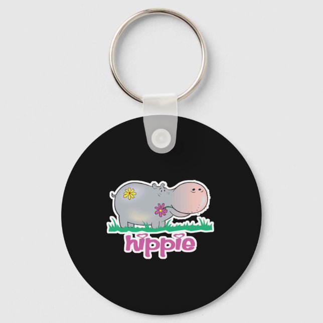 Chaveiro hippie hippo (Frente)
