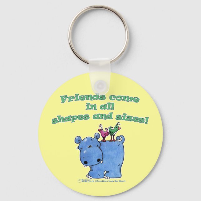 Chaveiro Hippo e Amigos de Aves (Frente)