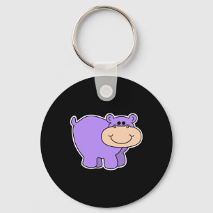 Chaveiro hippo roxo bebê