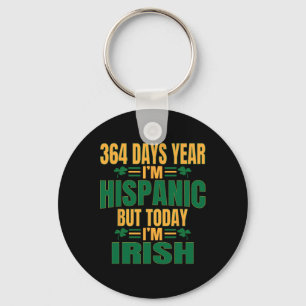 Chaveiro Hispânico Hoje sou Irlandês Dia de São Patrício En