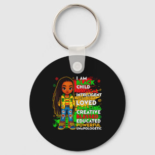 Chaveiro História Negra Eu Sou Criança Negra Afro-Americana