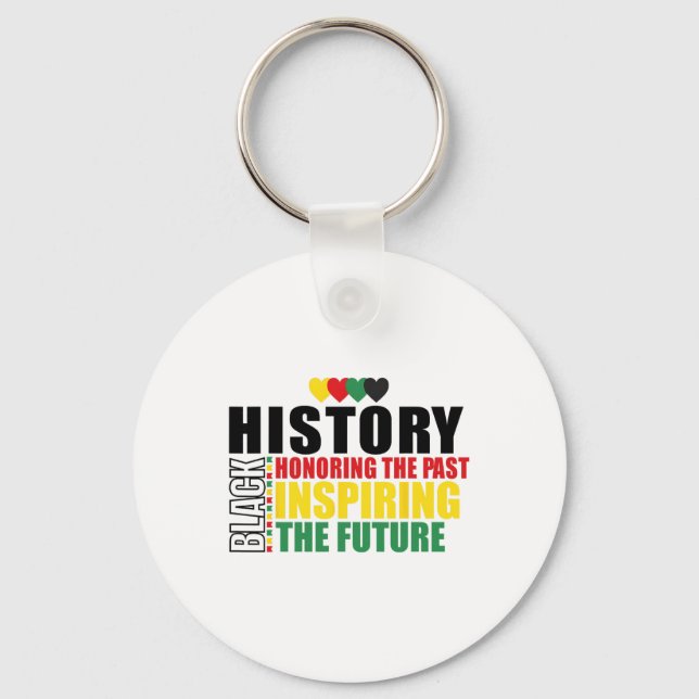 Chaveiro História Negra Honrando o Passado Inspirando o Fut (Frente)