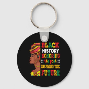 Chaveiro História Negra Mês Honrando o Futuro Inspirador Pa