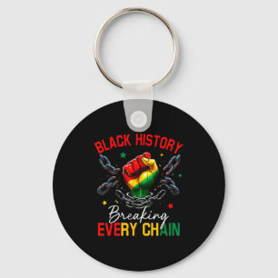 Chaveiro História negra quebrando todas as correntes africa