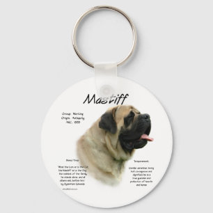 Chaveiro Histórico de Mastiff de Fawn