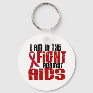 Chaveiro HIV do AIDS na luta 1
