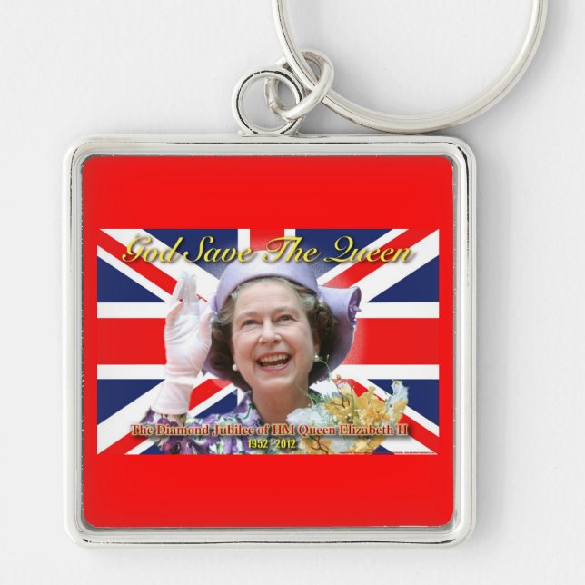 Chaveiro HM Queen Elizabeth II Diamond Jubilee (Frente)