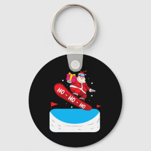 Chaveiro Ho Ho Ho Papais noeis Snowboarder Snowboard Move-s