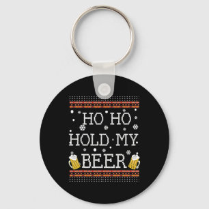 Chaveiro Ho Ho Segure Minha Cerveja Natal Em Julho Suéter D