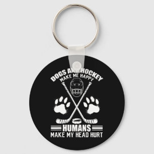 Chaveiro Hockey E Cachorro Me Torna Jogador Feliz De Hóquei