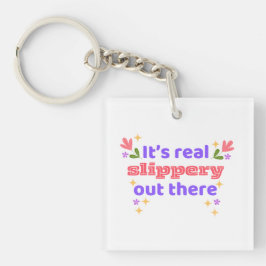 Chaveiro Hockey keychain Best Chirps Hockey It's Slippery