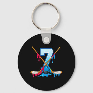 Chaveiro Hockey Menino de 7 Anos de Sorvete Gotejamento Juv