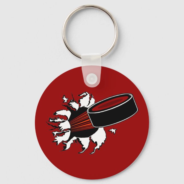 Chaveiro Hockey Puck (Frente)