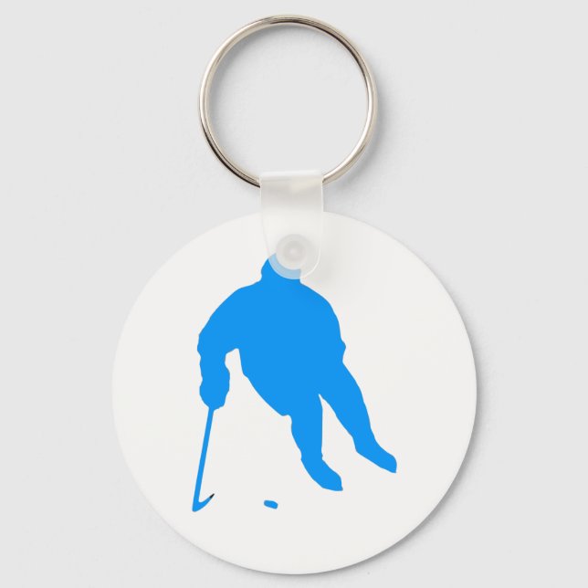 Chaveiro Hockey Silhouette (Frente)