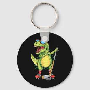 Chaveiro Hockeysaurus Dinossauro Hóquei no Gelo Trex Menino
