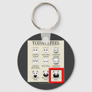 Chaveiro Hoje eu sinto o mau caótico