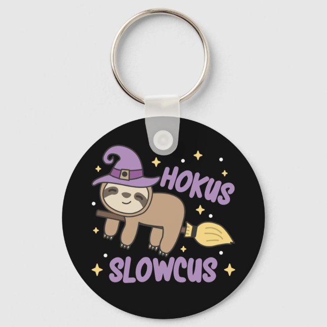 Chaveiro Hokus Slowcus - Falsa Bruxa de Halloween, Figurume (Frente)