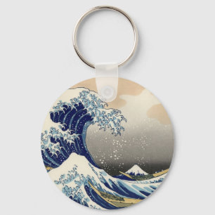 Chaveiro Hokusai: A grande onda de Kanagawa