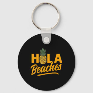 Chaveiro Hola Beaches Engraçado Pineapple Summer