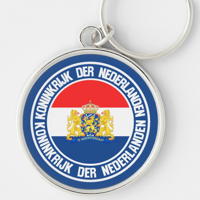 Chaveiro Holanda Round Emblem (Frente)