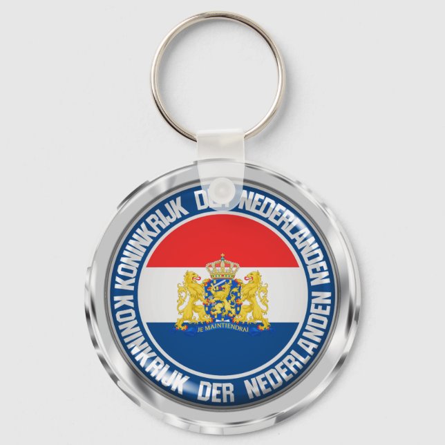 Chaveiro Holanda Round Emblem (Frente)