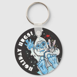 Chaveiro Holiday Hugs Yeti!