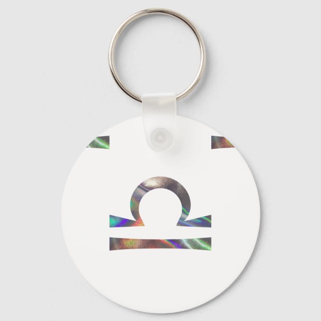 Chaveiro holograma Libra (Frente)